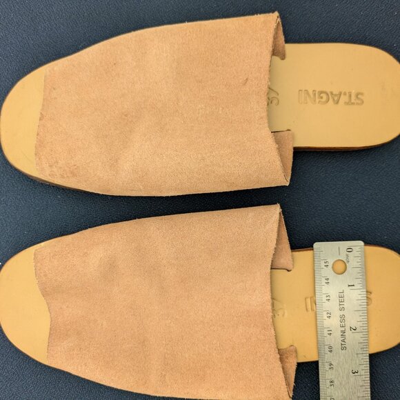 St Agni Suede Leather Sandals (Clay) - Picture 14 of 15